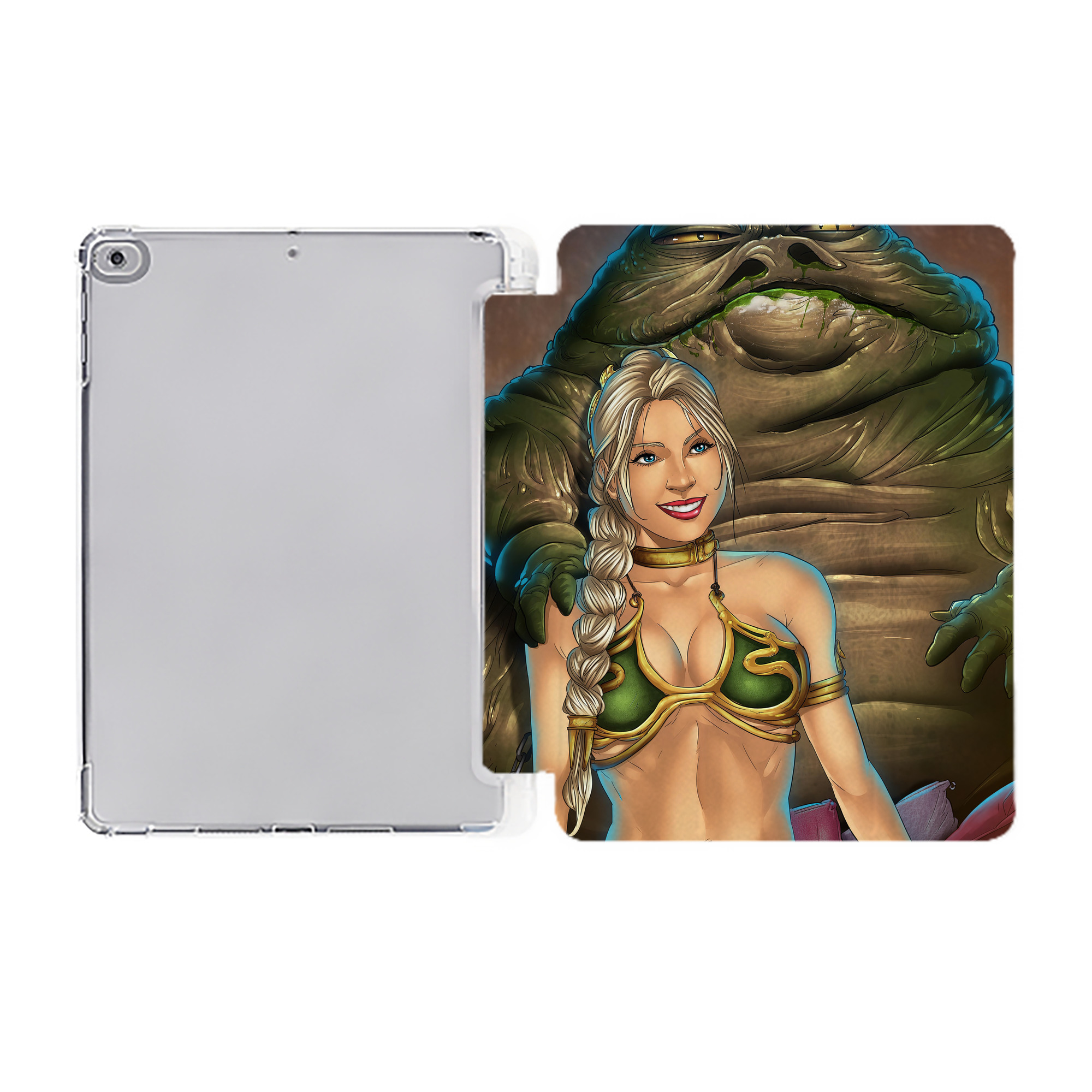（画像用） スター・ウォーズ Star Wars IPad ケース ペン収納付き 三つ折りスタンド PUレザー×シリコン 対応機種9.5/10.5/10.9インチ